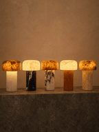 Asteria Natural Stone Rechargeable Table Lamp