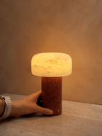 Asteria Natural Stone Rechargeable Table Lamp