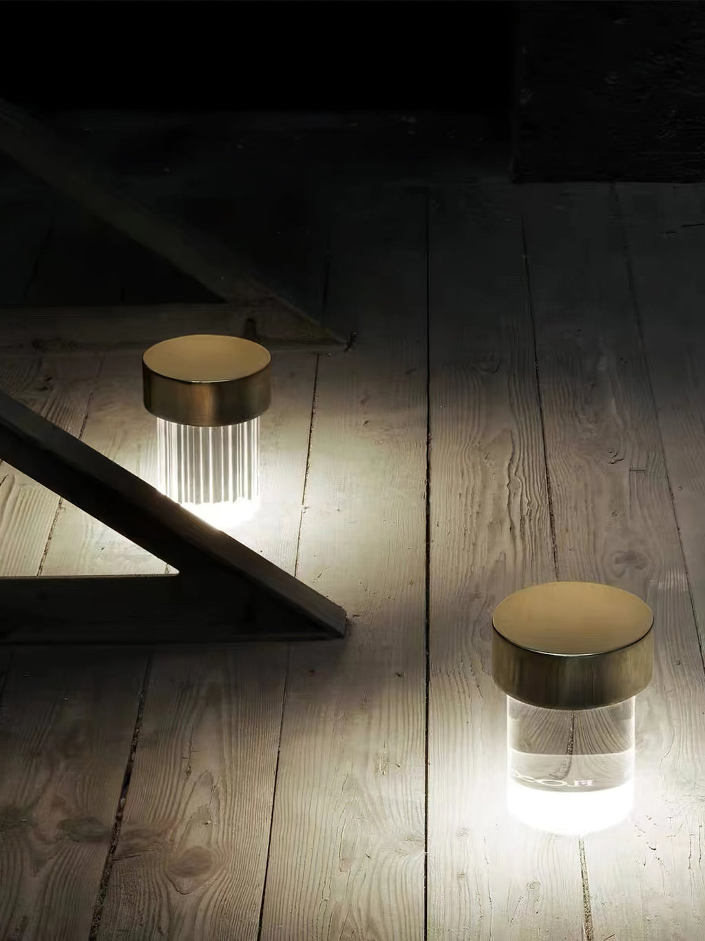 Cordless Crystal Tumbler Lamp