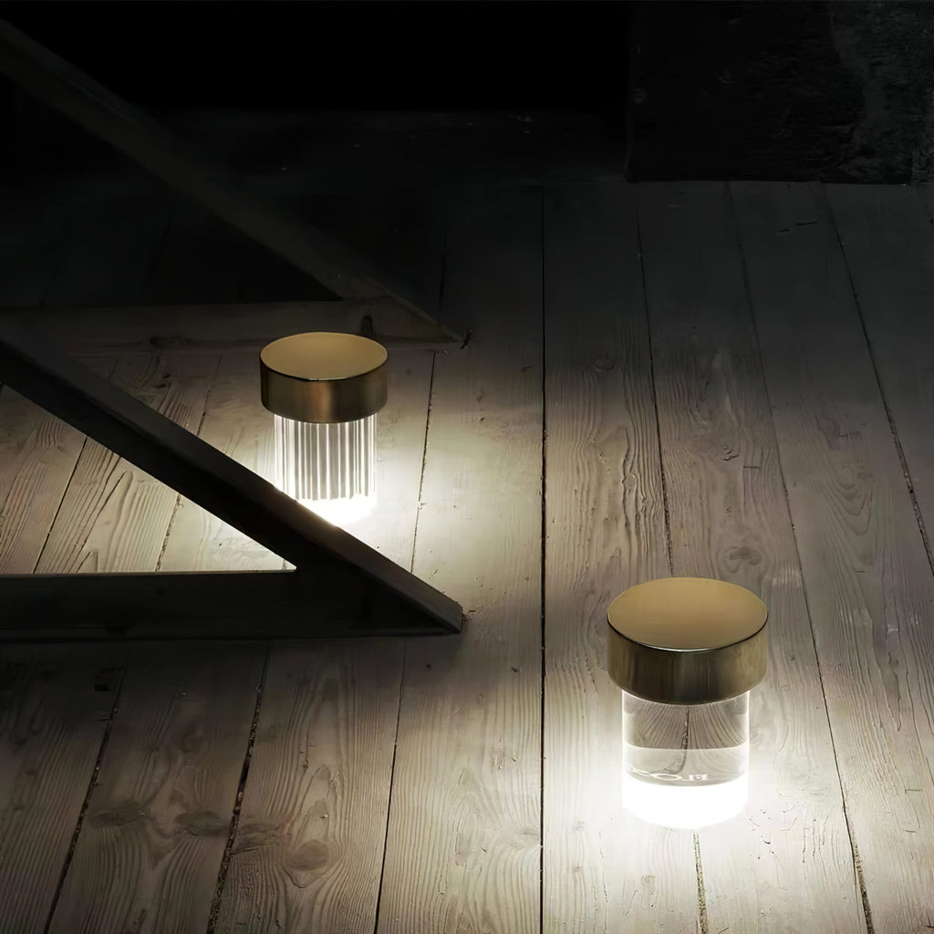 Cordless Crystal Tumbler Lamp