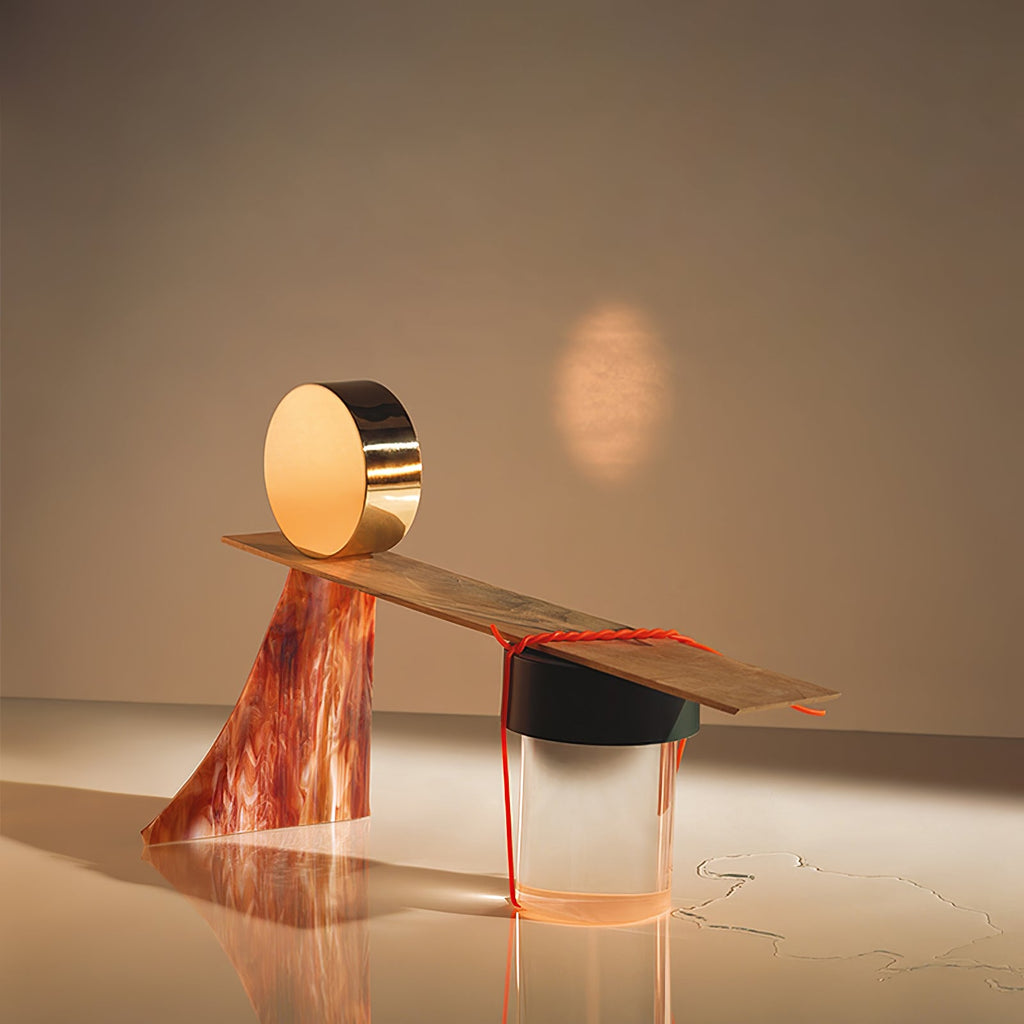 Cordless Crystal Tumbler Lamp
