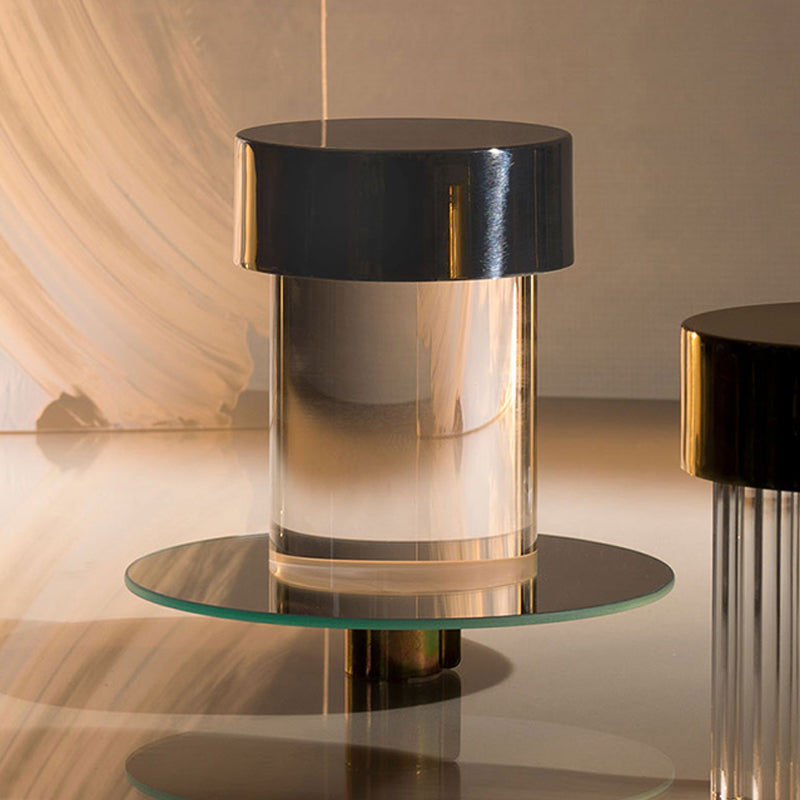 Cordless Crystal Tumbler Lamp