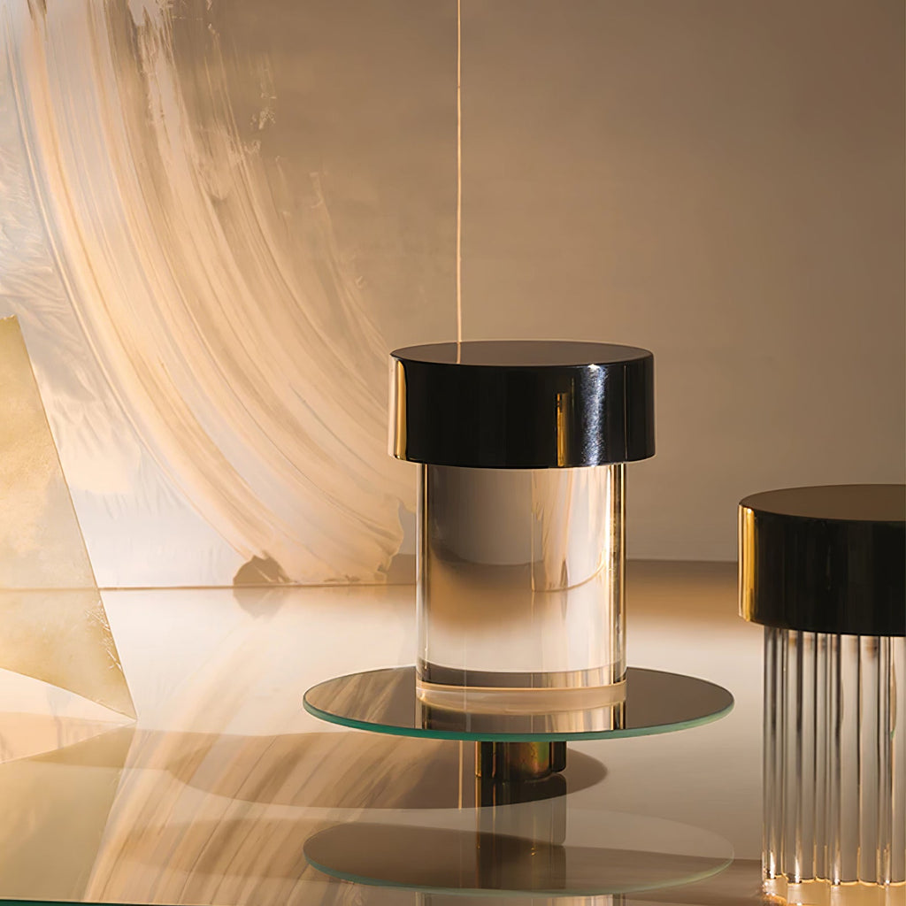 Cordless Crystal Tumbler Lamp