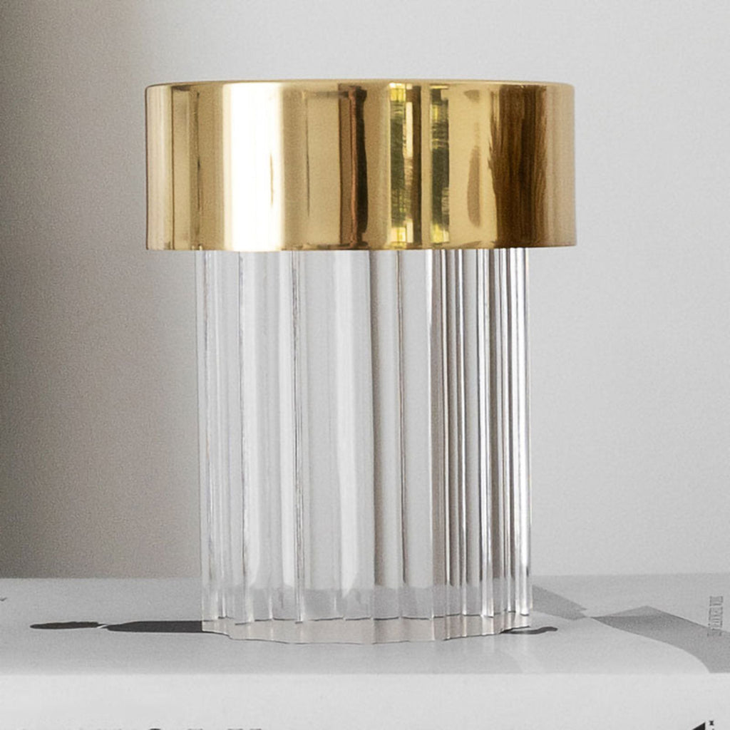 Cordless Crystal Tumbler Lamp