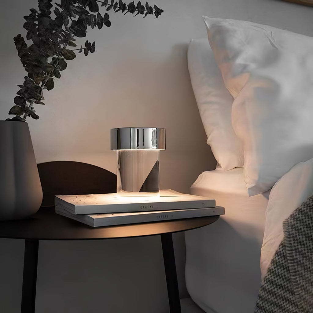 Cordless Crystal Tumbler Lamp