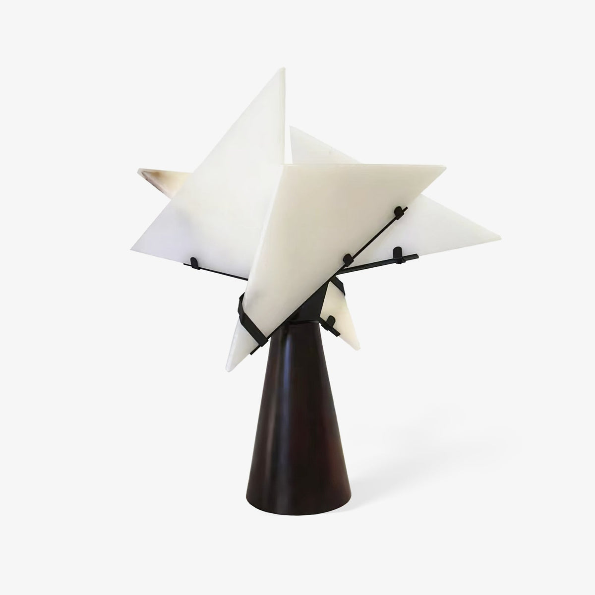 Alabaster Petal Table Lamp