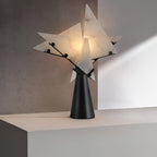 Alabaster Petal Table Lamp