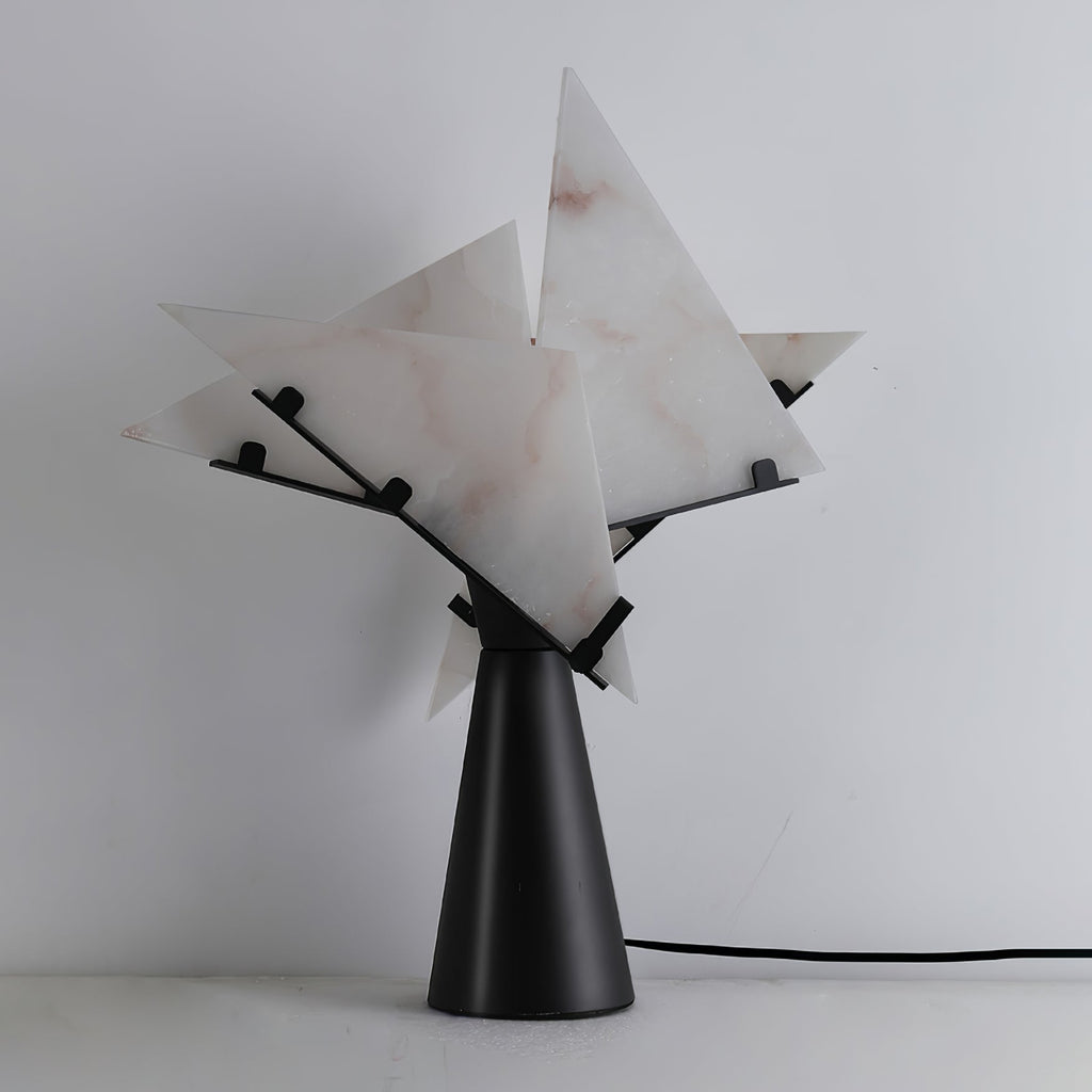 Alabaster Petal Table Lamp