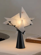 Alabaster Petal Table Lamp