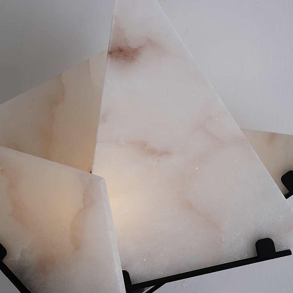 Alabaster Petal Table Lamp