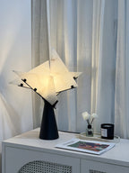 Alabaster Petal Table Lamp