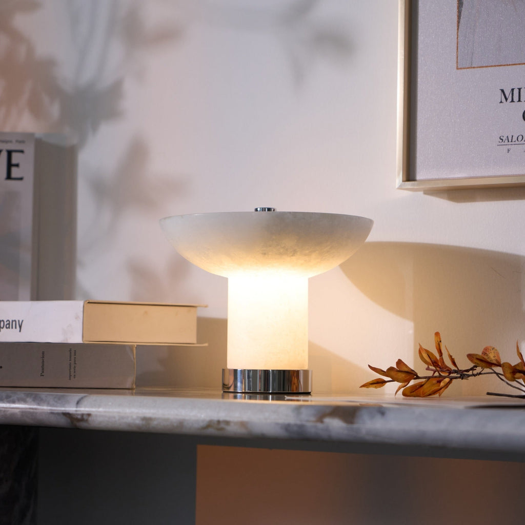 Aeralith Rechargeable Alabaster Table Lamp