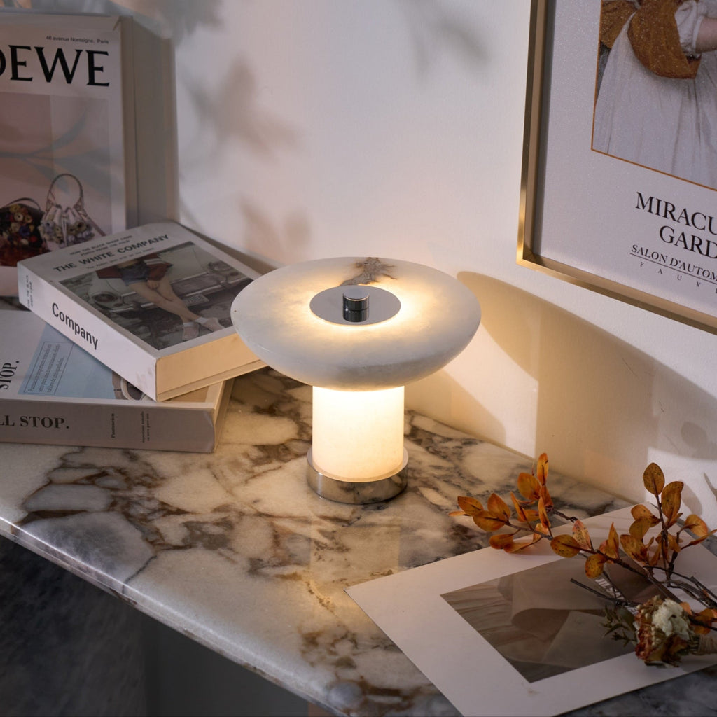 Aeralith Rechargeable Alabaster Table Lamp