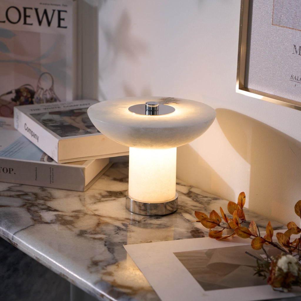 Aeralith Rechargeable Alabaster Table Lamp