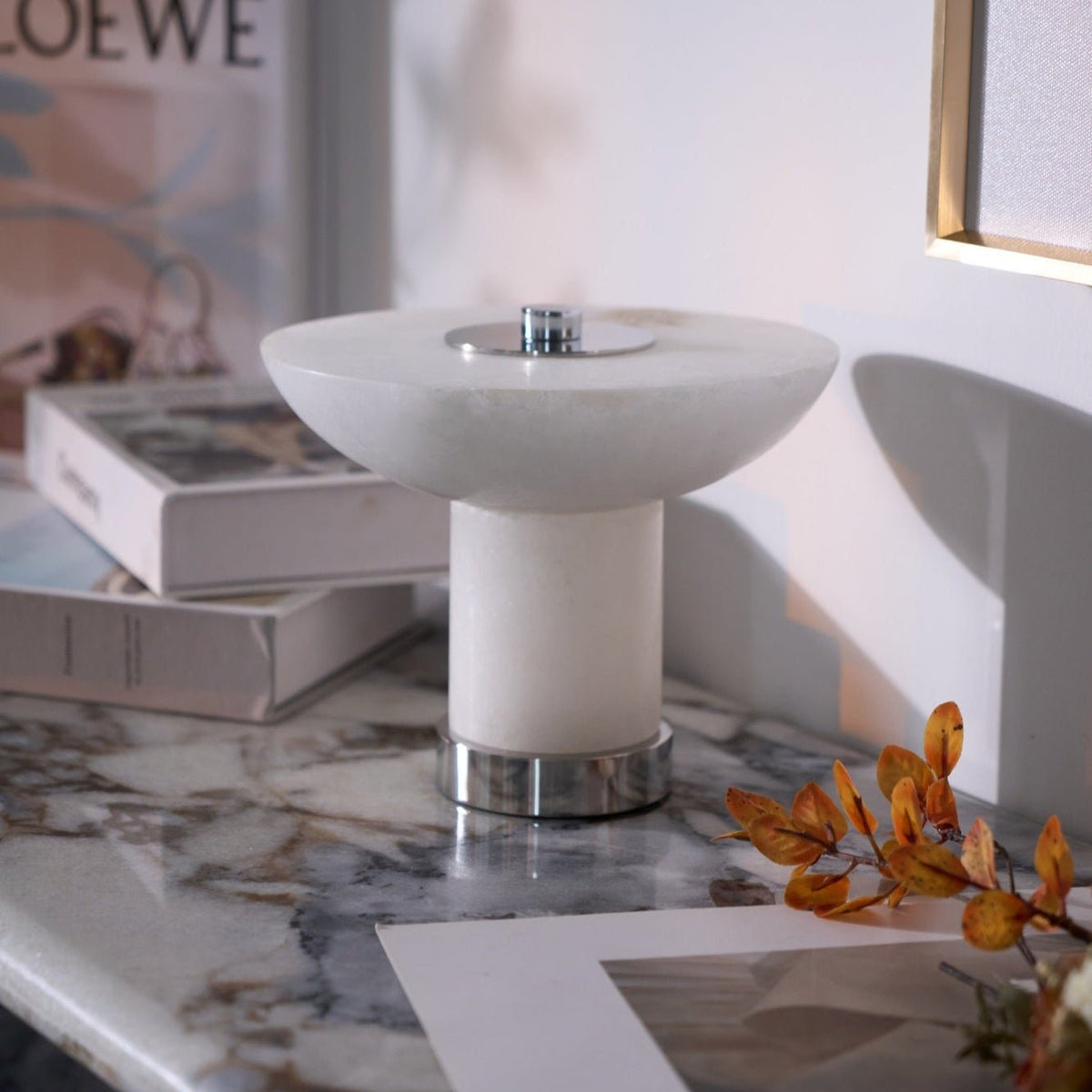 Aeralith Rechargeable Alabaster Table Lamp