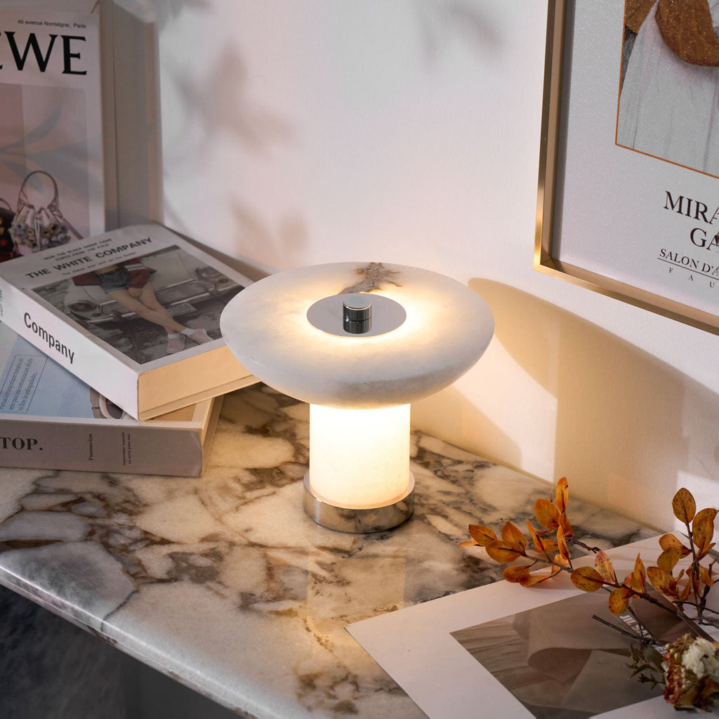 Aeralith Rechargeable Alabaster Table Lamp