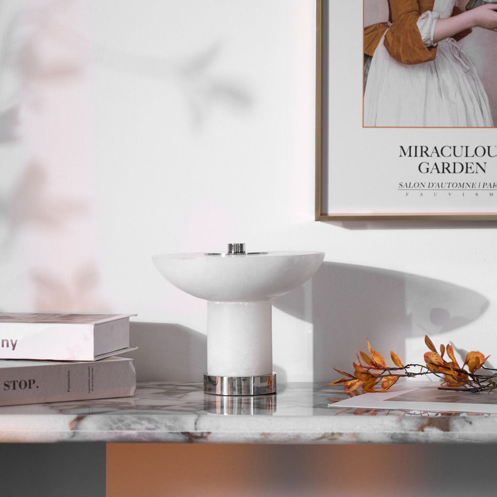 Aeralith Rechargeable Alabaster Table Lamp