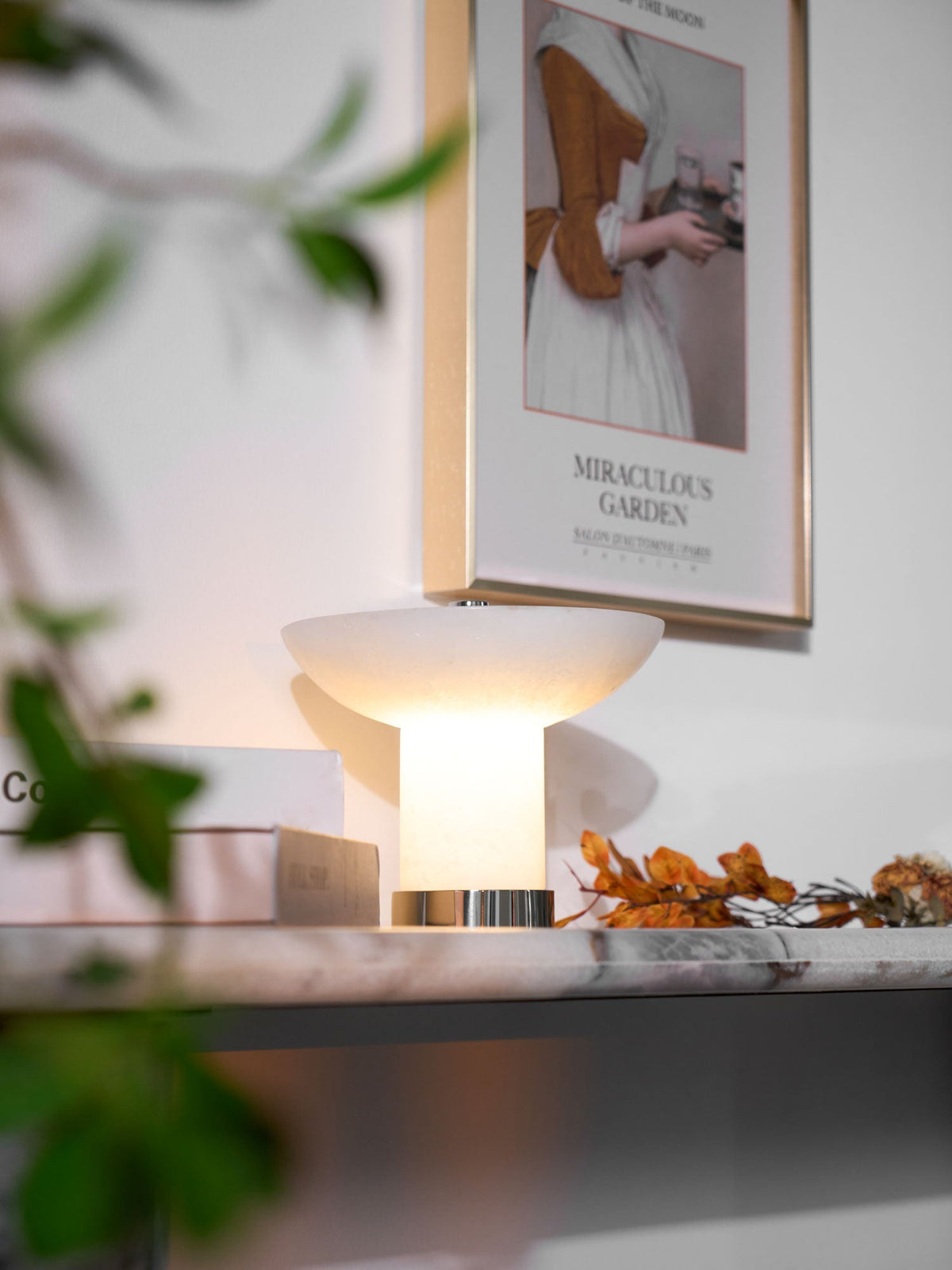 Aeralith Rechargeable Alabaster Table Lamp