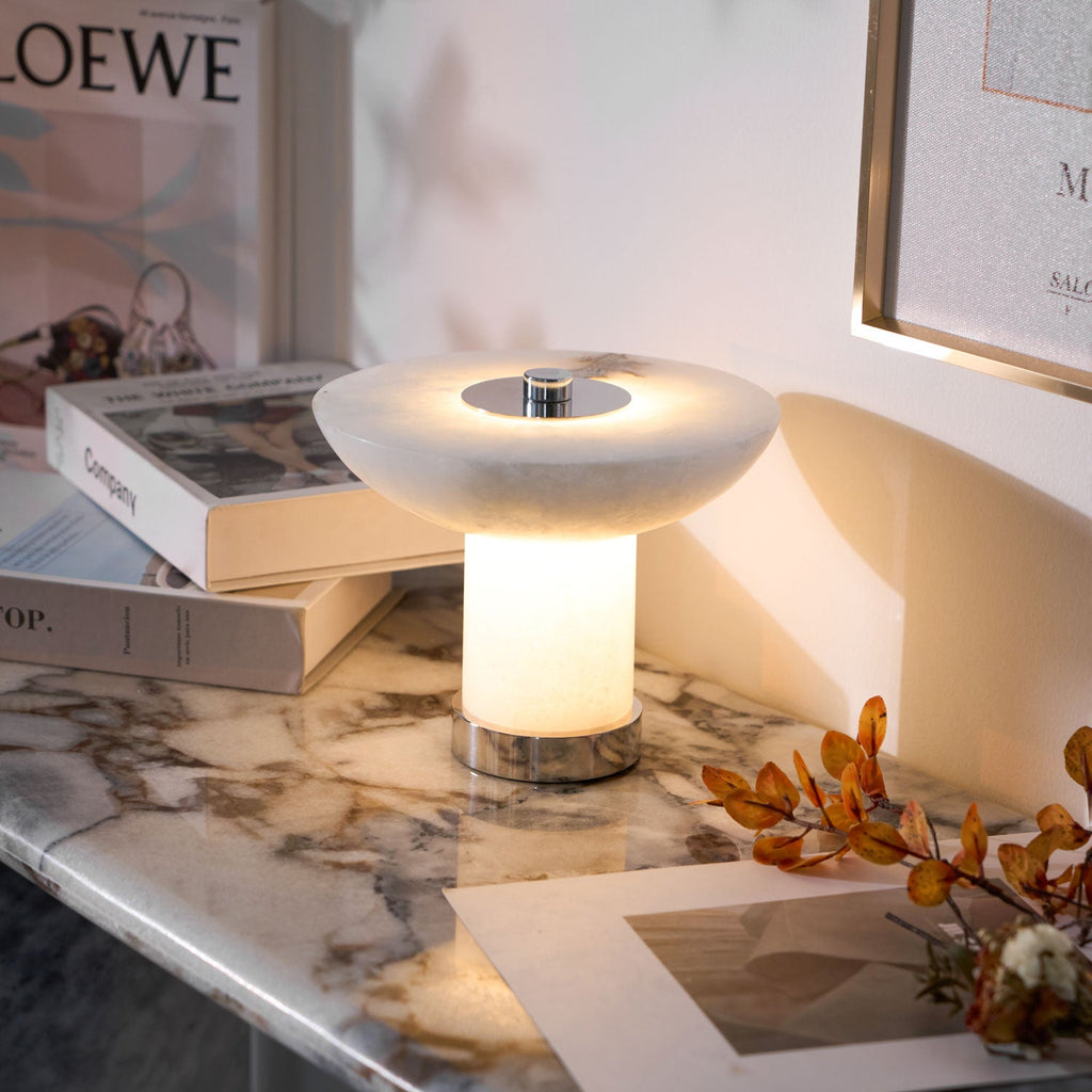 Aeralith Rechargeable Alabaster Table Lamp