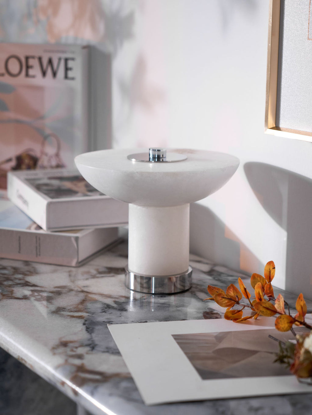 Aeralith Rechargeable Alabaster Table Lamp