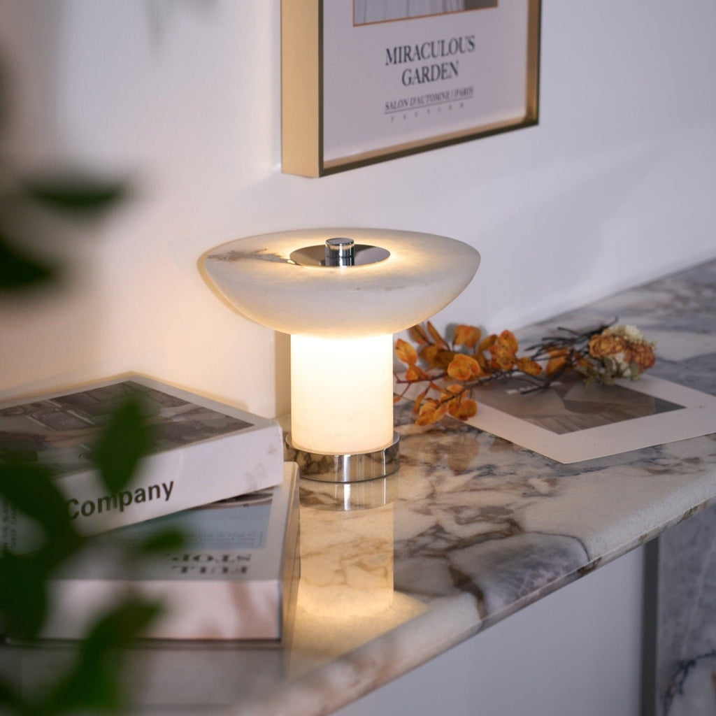 Aeralith Rechargeable Alabaster Table Lamp