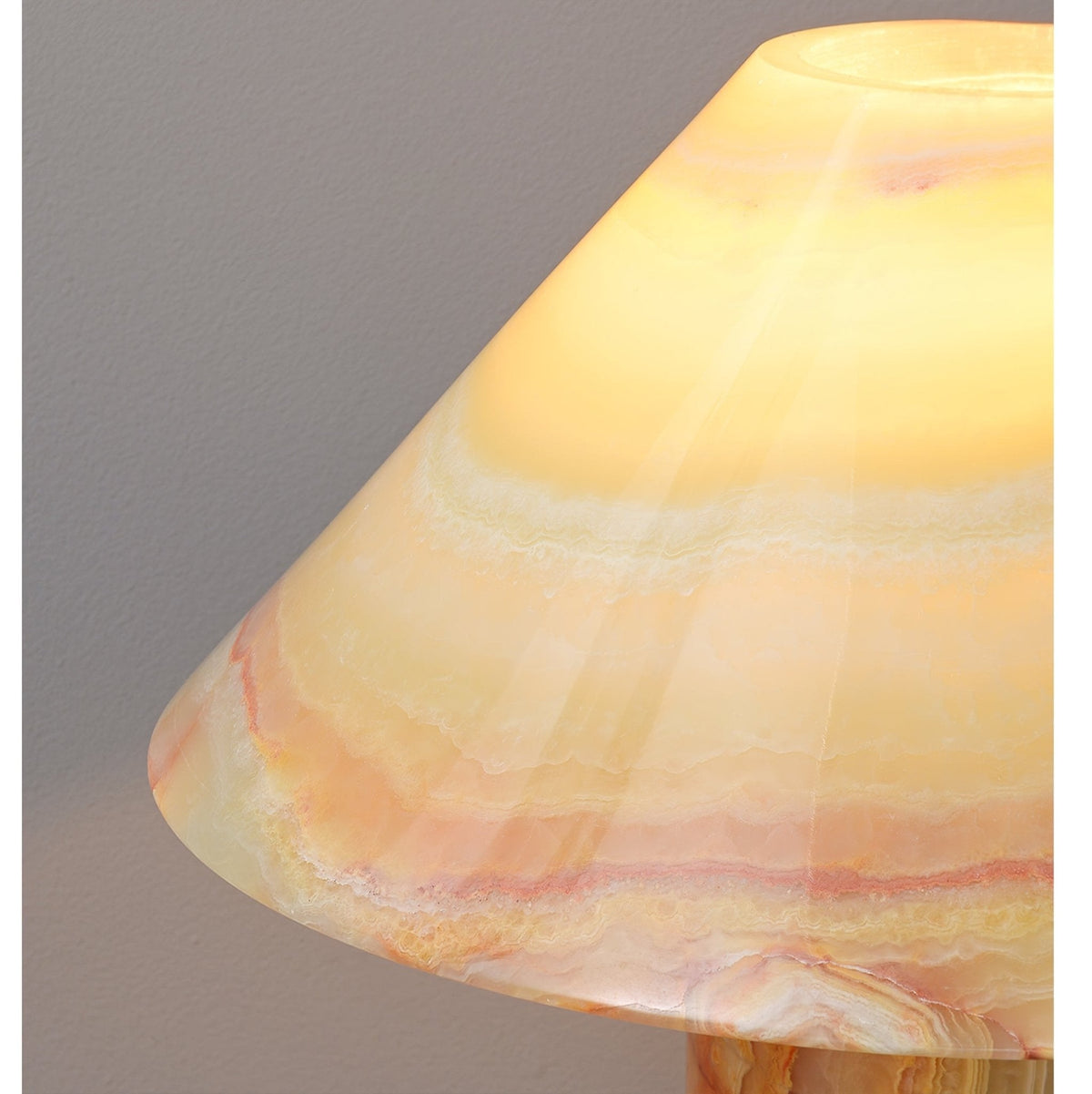 Onyx Cone Table Lamp