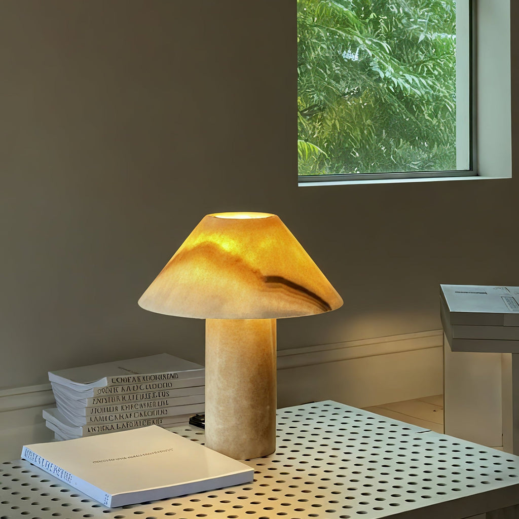 Onyx Cone Table Lamp