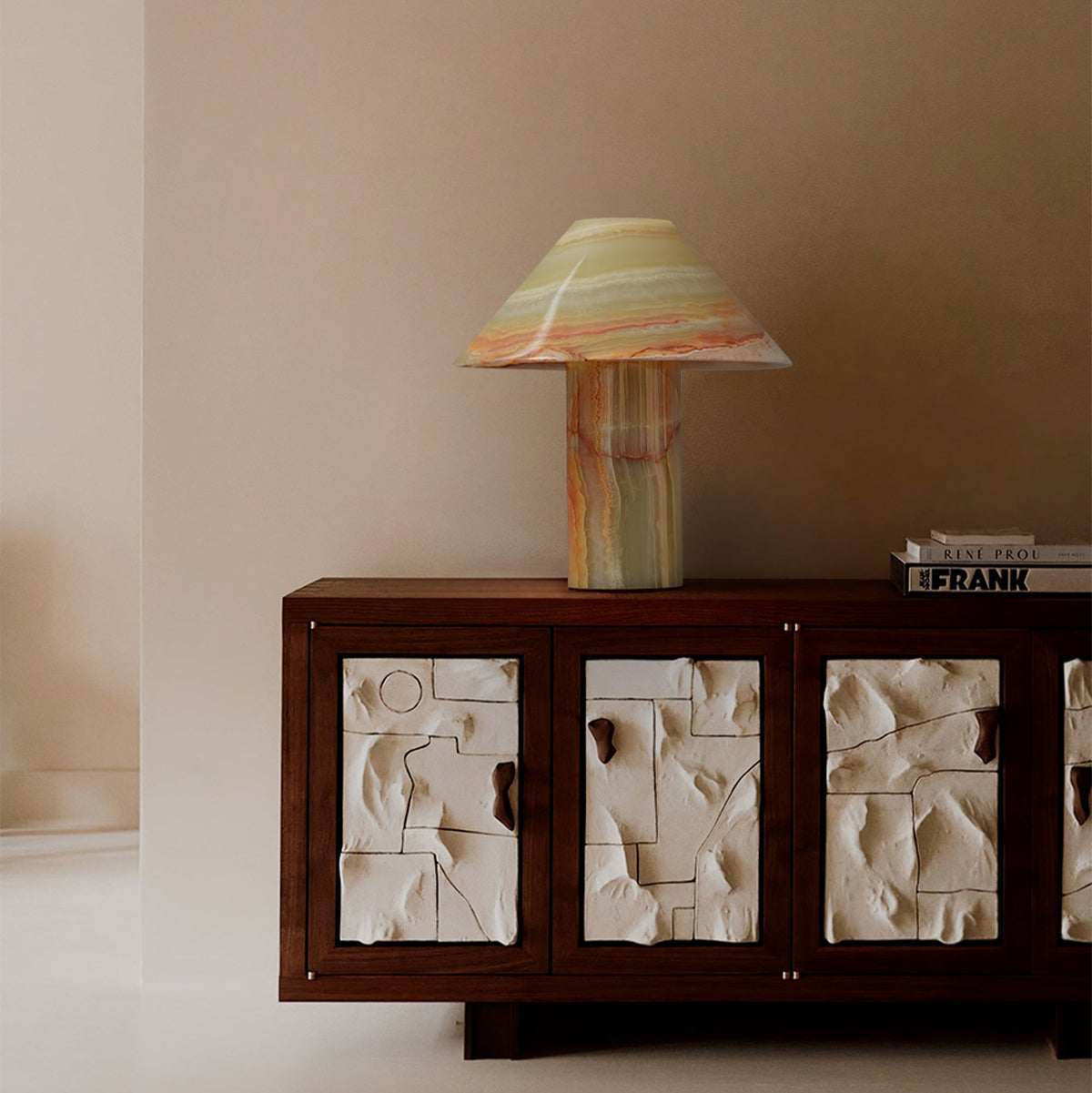 Onyx Cone Table Lamp