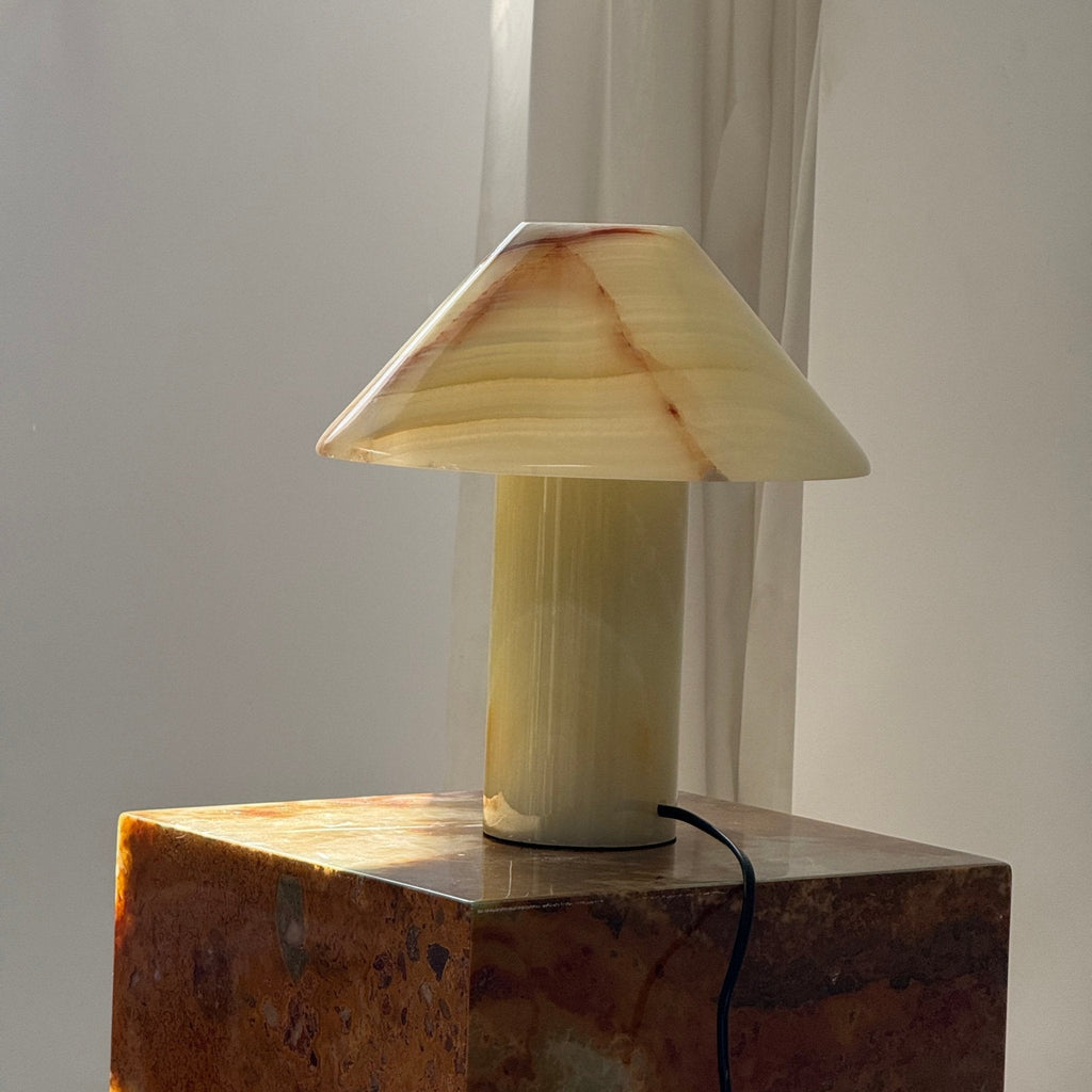 Onyx Cone Table Lamp