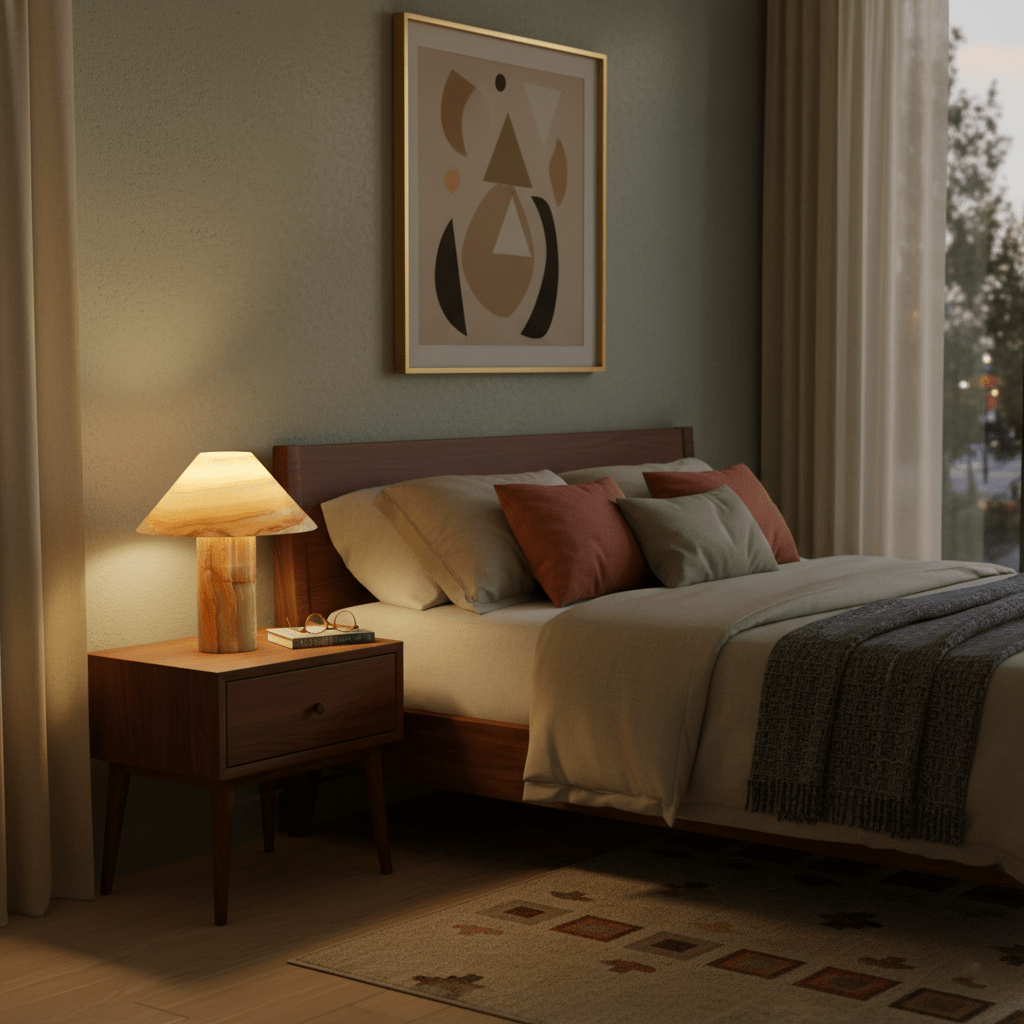 Onyx Cone Table Lamp