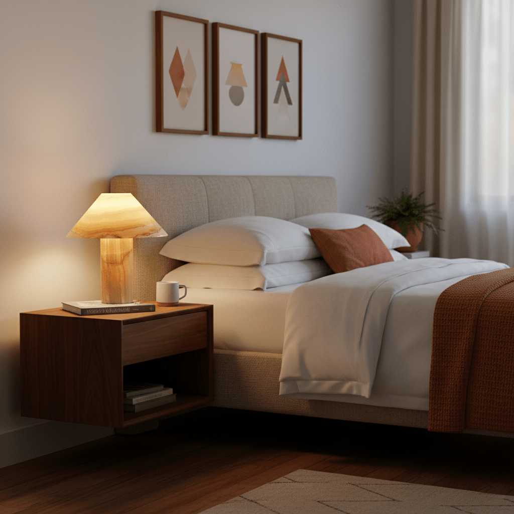 Onyx Cone Table Lamp