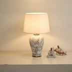 Avian Floral Ceramic Table Lamp
