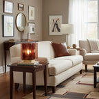 Amber Building Block Table Lamp