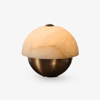 Luna Stone Mini Alabaster Table Lamp