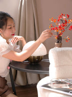 Luna Stone Mini Alabaster Table Lamp