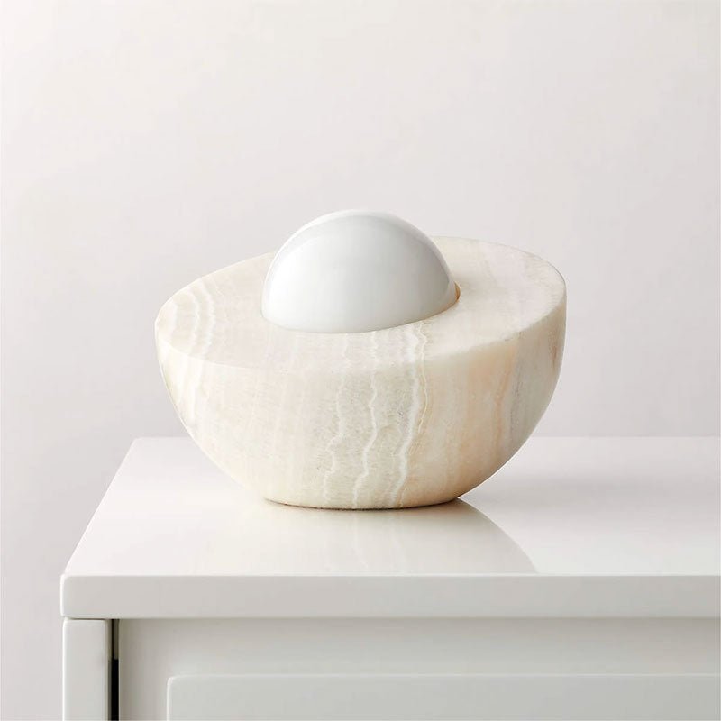 Halo Pebble Stone Table Lamp