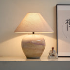 Gradient Hued Ceramic Jar Table Lamp