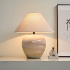 Gradient Hued Ceramic Jar Table Lamp