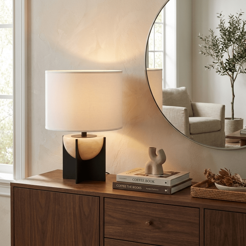 Axis Alabaster Table Lamp