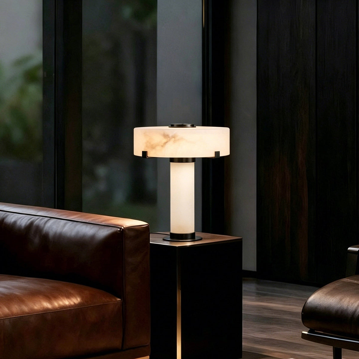 Calix Alabaster Table Lamp