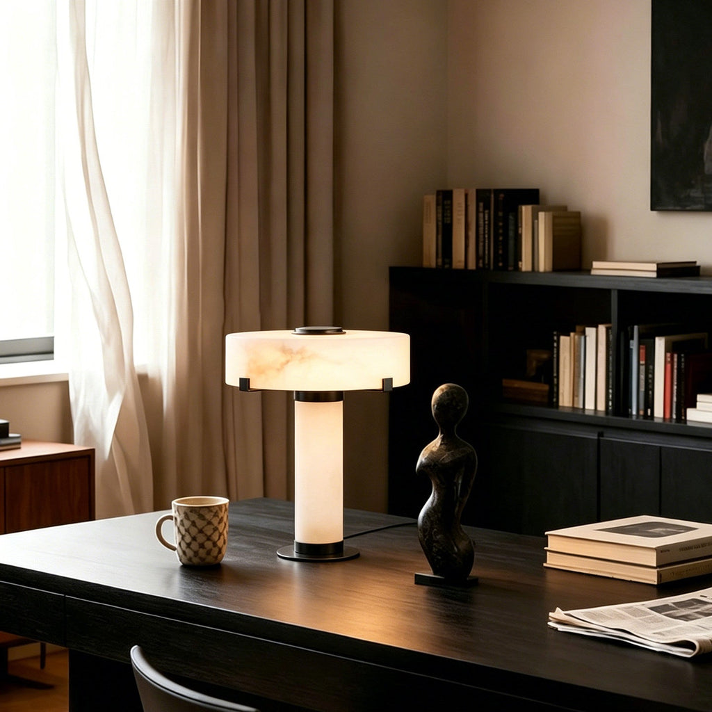 Calix Alabaster Table Lamp