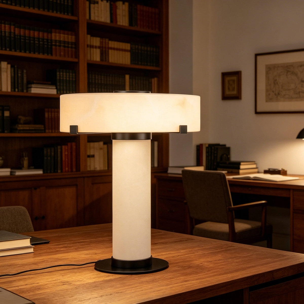 Calix Alabaster Table Lamp
