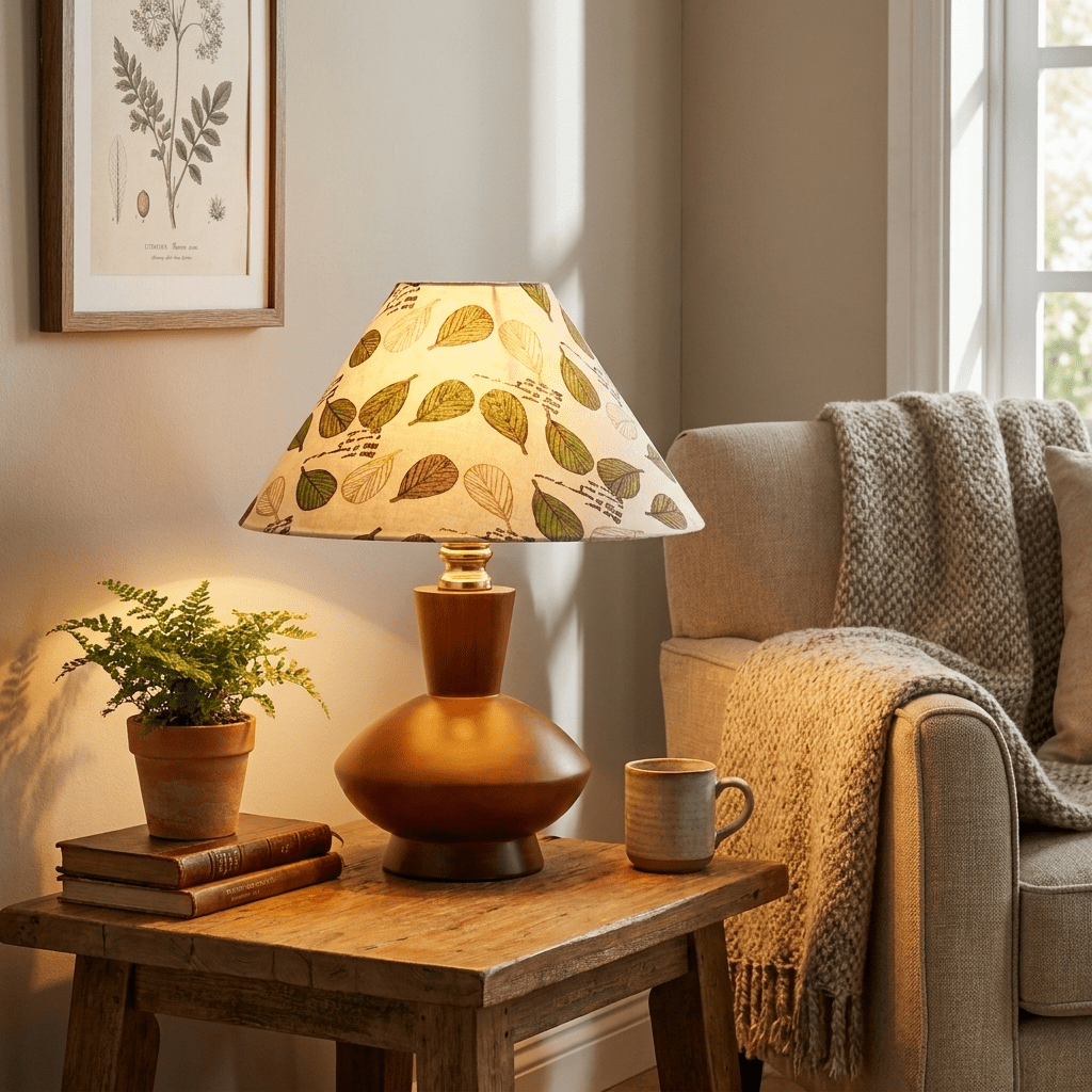 Forest Leaf Table Lamp