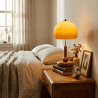 Dome Wooden Table Lamp