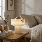 Dome Alabaster Table Lamp