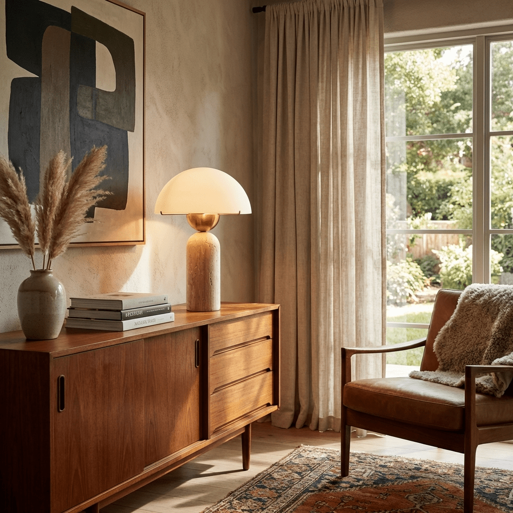 Dome Mushroom Table Lamp