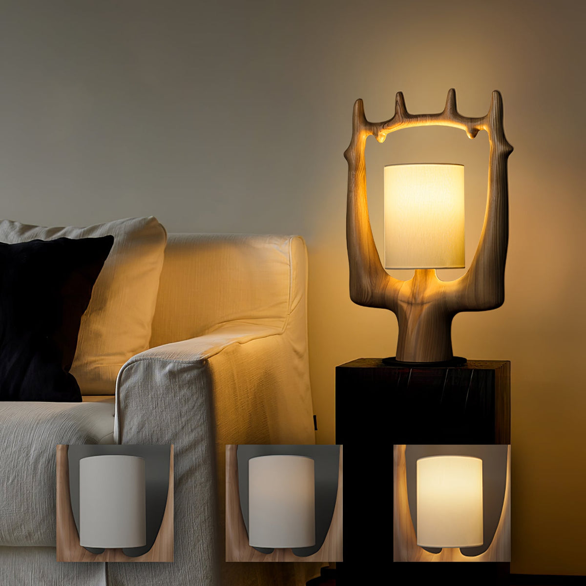 Antler Ring Table Lamp