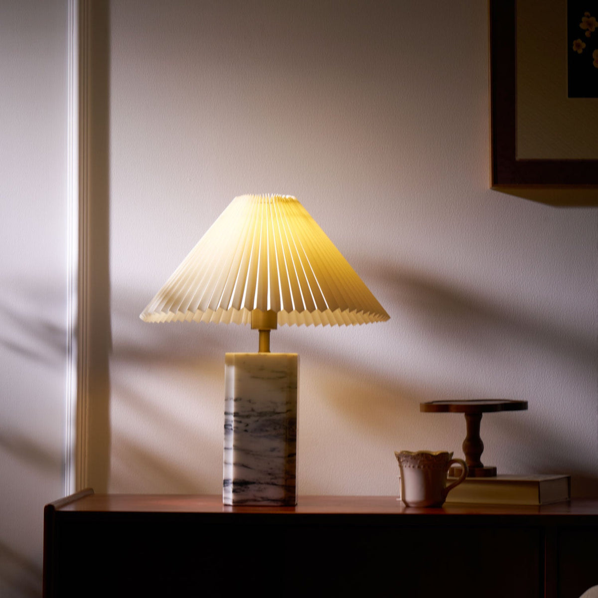 Bianca Marble Table Lamp