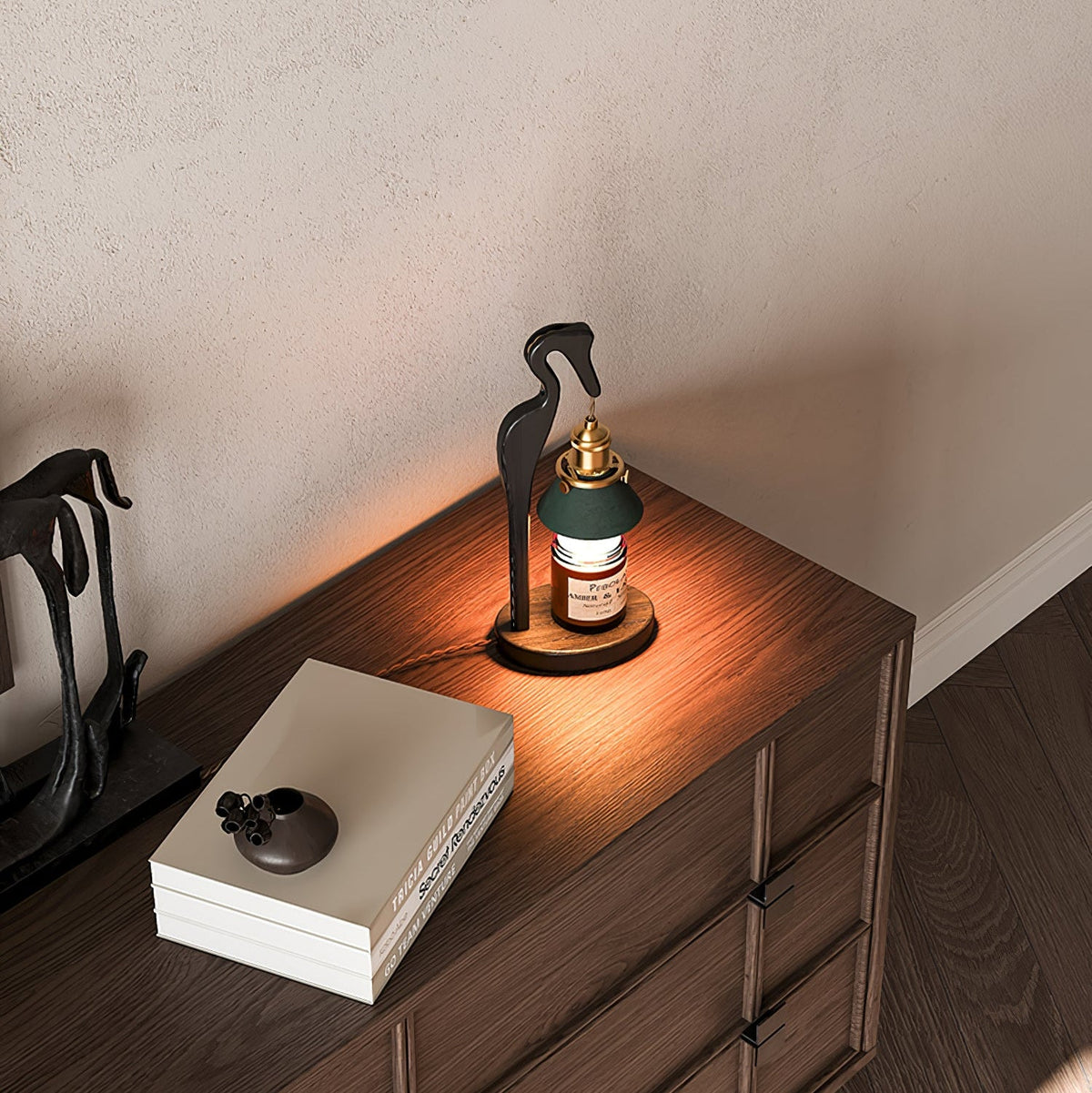 Heron Glow Candle Warmer Lamp