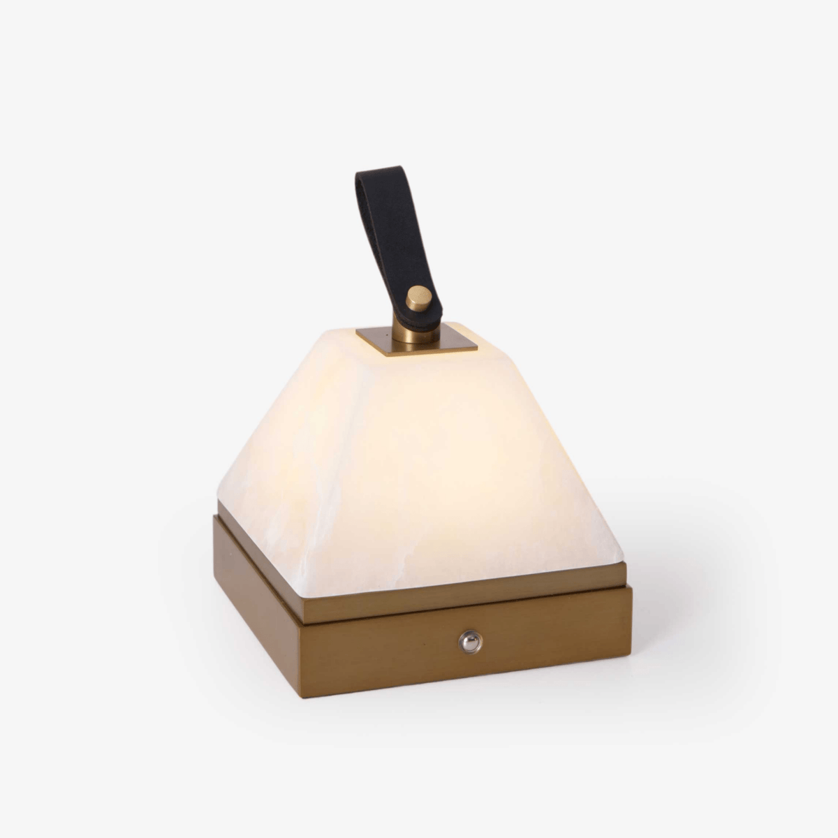 Luma Cube Alabaster Portable Lamp